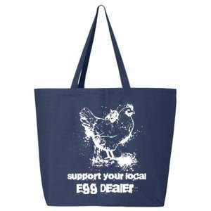 Support your local egg dealer funny Chicken Lover Inflation 25L Jumbo Tote