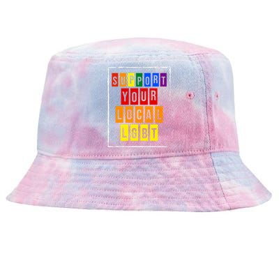 Support Your Local Lgbt Tie-Dyed Bucket Hat