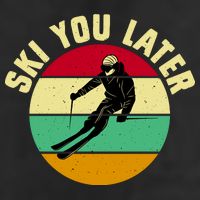 Ski You Later Funny Skiing Adult Drive Performance Visor
