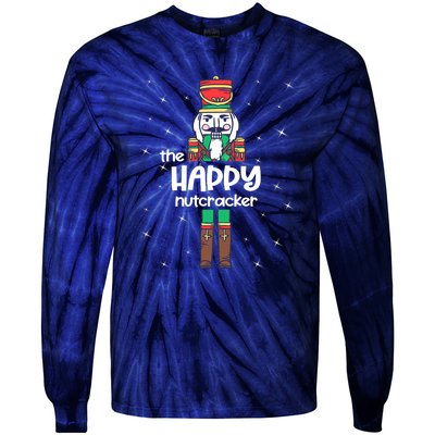 Support Your Local Nutcracker Happy Holidays Tie-Dye Long Sleeve Shirt