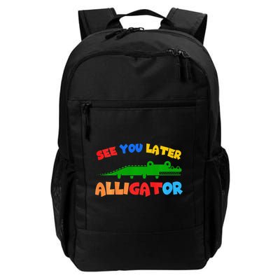 See You Later Alligator Crocodile Gator Funny Backpack