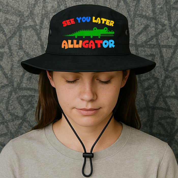 See You Later Alligator Crocodile Gator Funny Bucket Hat