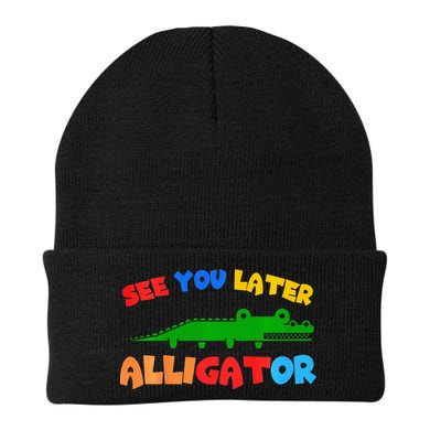 See You Later Alligator Crocodile Gator Funny Beanie