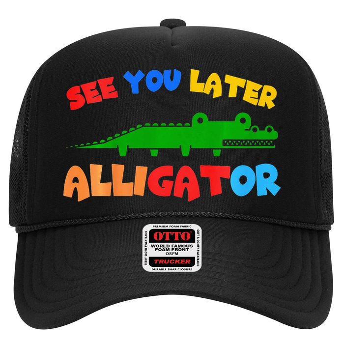 See You Later Alligator Crocodile Gator Funny Hat