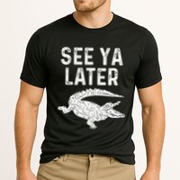 See Ya Later Alligator Funny Animal Pun Crocodile Cooling Performance Crew T-Shirt