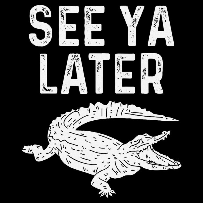 See Ya Later Alligator Funny Animal Pun Crocodile Wool Snapback Cap