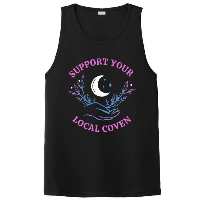 Support Your Local Coven Witches Halloween Witch PosiCharge Competitor Tank