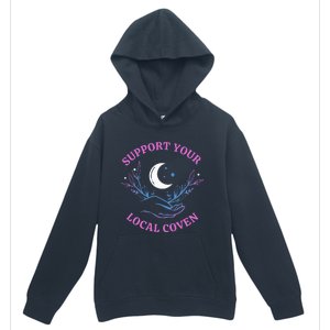 Support Your Local Coven Witches Halloween Witch Urban Pullover Hoodie