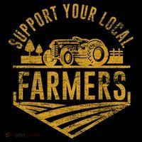 Support Your Local Farmers Baby Bodysuit