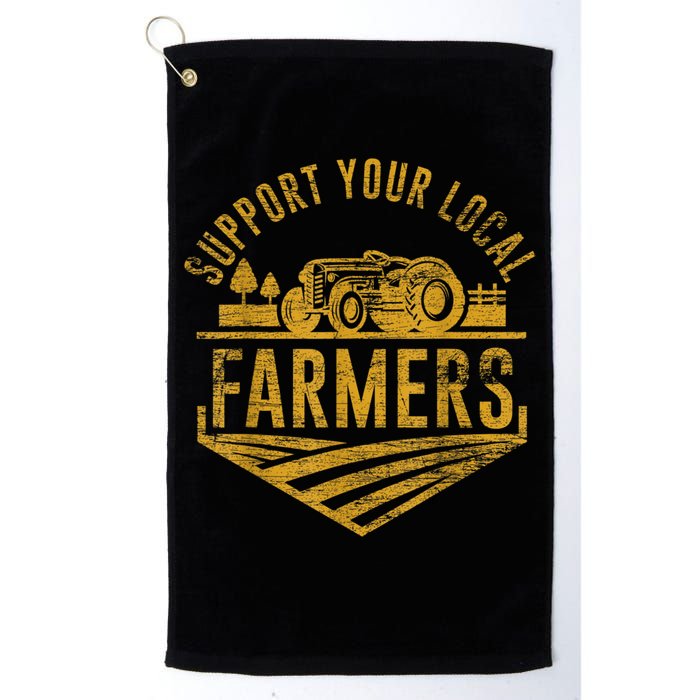 Support Your Local Farmers Golf Towel