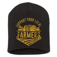 Support Your Local Farmers Short Acrylic Beanie