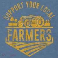 Support Your Local Farmers Garment-Dyed Sweatshirt