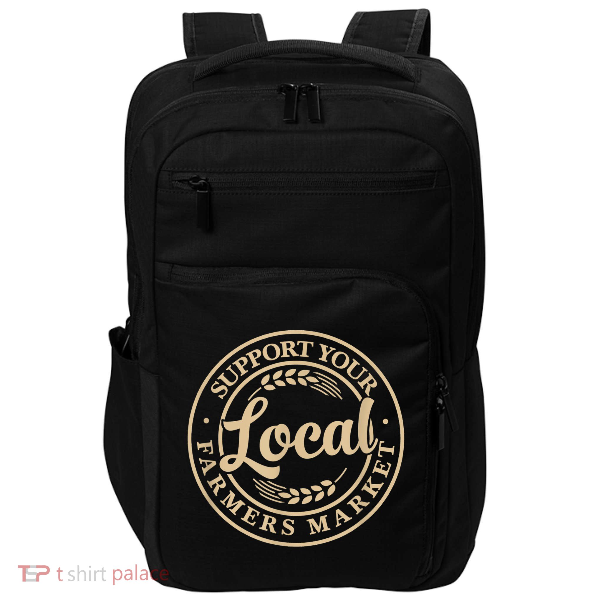Support Your Local Farmers Market Impact Tech Backpack