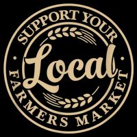 Support Your Local Farmers Market Drawstring Bag