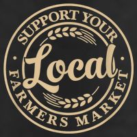 Support Your Local Farmers Market Golf Towel