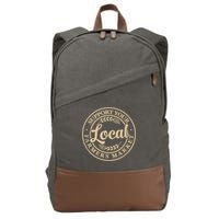 Support Your Local Farmers Market Cotton Canvas Backpack