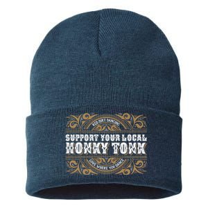 Support Your Local Honky Tonk Love Where You Dance RDD Sustainable Knit Beanie