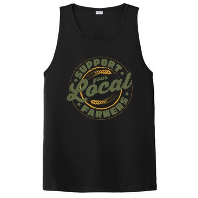 Support Your Local Farmers Great Gift Farming Rancher Farmer Great Gift PosiCharge Competitor Tank