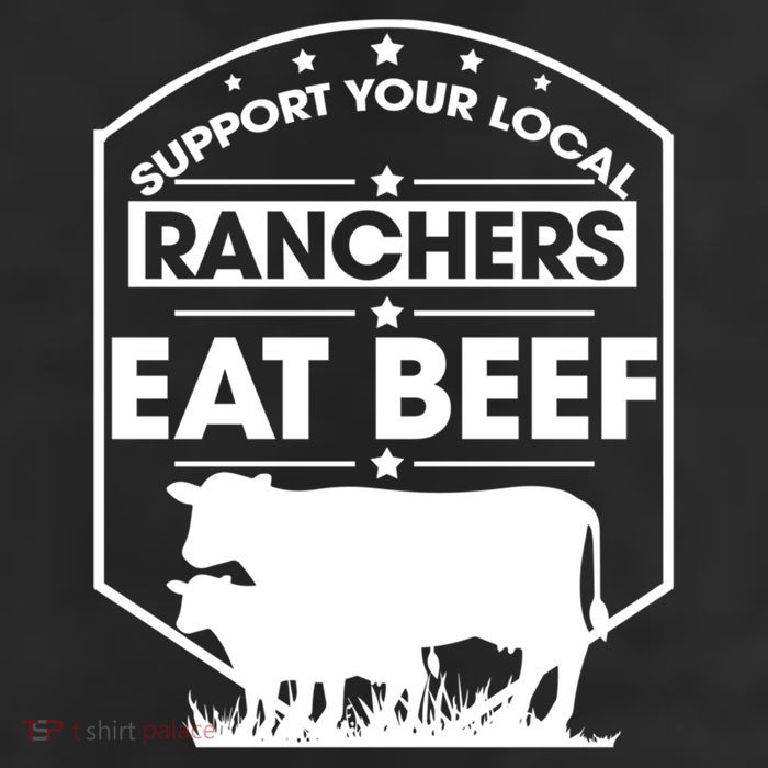 Support Your Local Ranchers Eat Beef Proud Farmer Present Gift Cool Comfort Performance Bucket Hat