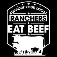 Support Your Local Ranchers Eat Beef Proud Farmer Present Gift Short Acrylic Beanie