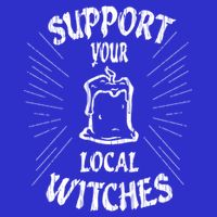 Support Your Local Witches Cute Halloween Funny Witchy Gift Great Gift 16 in Basic Backpack