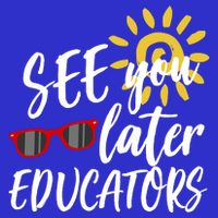 See You Later Educators Schools Out Teacher 16 in Basic Backpack