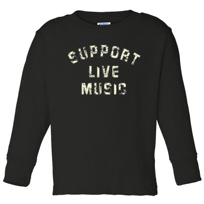 Support Your Local Milfs Toddler Long Sleeve Shirt