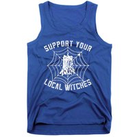 Support Your Local Witches Funny Witchy Halloween Gift Tank Top