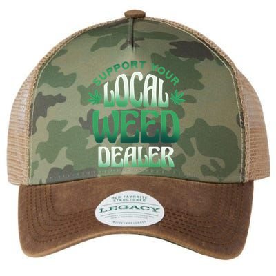 Support Your Local Weed Dealer Legacy Tie Dye Trucker Hat