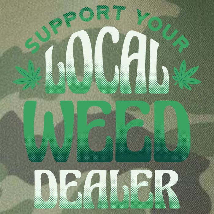 Support Your Local Weed Dealer Legacy Tie Dye Trucker Hat