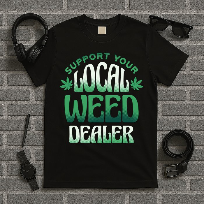 Support Your Local Weed Dealer T-Shirt