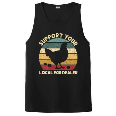 Support Your Local Egg Dealer Farmer Chicken Egg Lover PosiCharge Competitor Tank