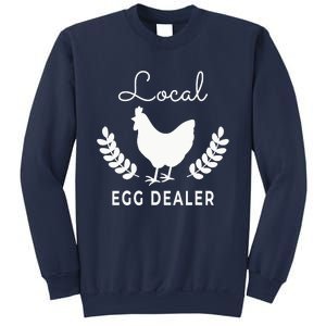 Support Your Local Egg Dealer Funny Chicken Sweatshirt