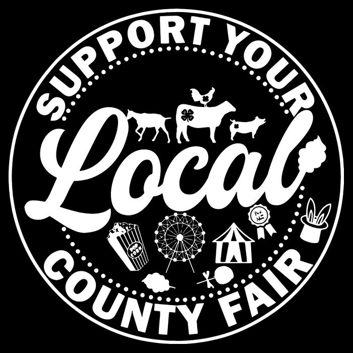 Support Your Local County Fair Animals Farm And Circus Tent Cooling Performance Crew T-Shirt