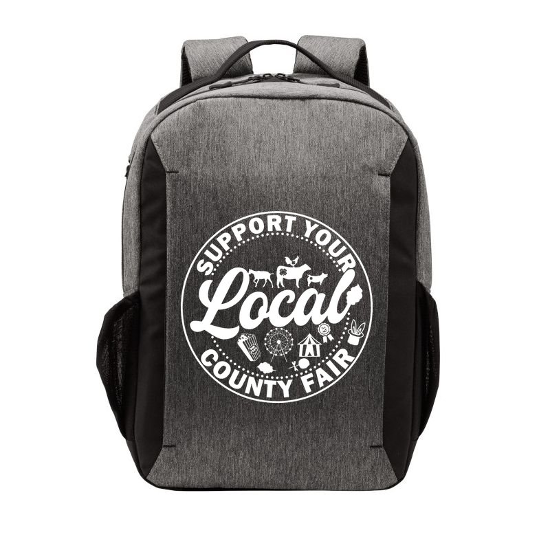 Support Your Local County Fair Animals Farm And Circus Tent Vector Backpack