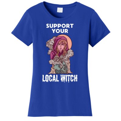 Support Your Local Witches Halloween Witchcraft Witch Gift Women's T-Shirt