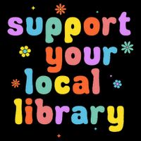 Support Your Local Library Book Reader Lover Bookworm Daily Commute Backpack