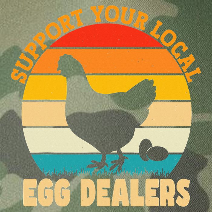 Support Your Local Egg Dealers Chicken Egg Lover Legacy Tie Dye Trucker Hat