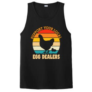 Support Your Local Egg Dealers Chicken Egg Lover PosiCharge Competitor Tank