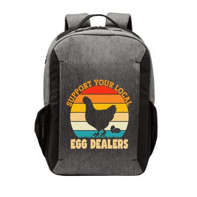 Support Your Local Egg Dealers Chicken Egg Lover Vector Backpack