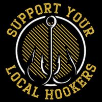 Support Your Local Hookers Fishing Fisherman Master Baiter City Backpack