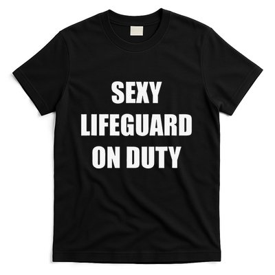 Save Yourself Lifeguard Swimming Pool Guard Off Duty T-Shirt
