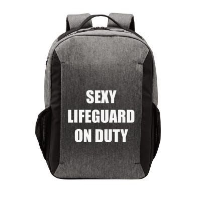 Save Yourself Lifeguard Swimming Pool Guard Off Duty Vector Backpack