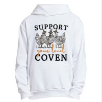 Support Your Local Coven Funny Farm Witch Chicken Halloween Urban Pullover Hoodie