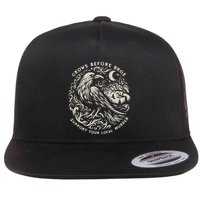Support Your Local Murder Crows Before Bros Funny Flat Bill Trucker Hat