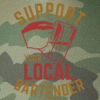 Support Your Local Bartender Legacy Tie Dye Trucker Hat