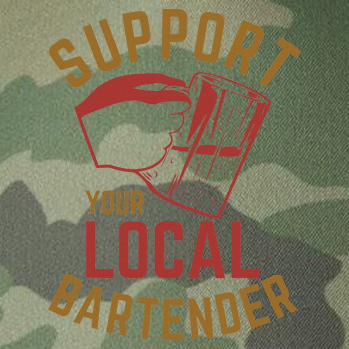 Support Your Local Bartender Legacy Tie Dye Trucker Hat