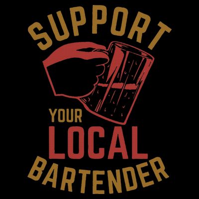Support Your Local Bartender T-Shirt