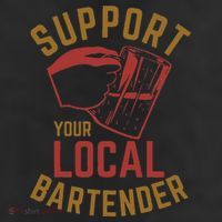Support Your Local Bartender 25L Jumbo Tote