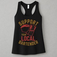 Support Your Local Bartender Womens Tank Top